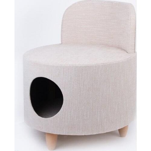 Cat bed completely closed blackboard scraping cat four universal bed stations kitten dual use pet bed