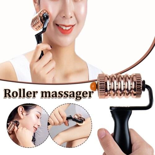Hot Massager Roller Device Handheld Convenient Simple Body Care Tool Portable Suit for People in Living Room Bedroom