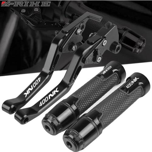 Motorcycle CNC Aluminum Accessories Brake Clutch Levers Handlebar knobs Handle Hand Grips Ends For CFMOTO 400NK 400 NK 2018-2019