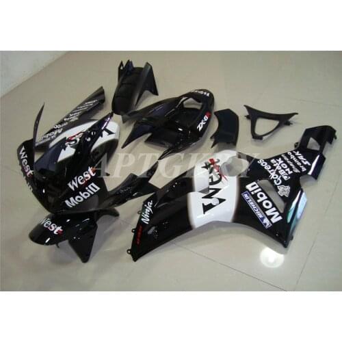 New ABS Plastic Shell Motorcycle Fairing kit Fit For Kawasaki Ninja ZX6R 636 ZX-6R 2003 2004 03 04 Bodywork Set Custom West