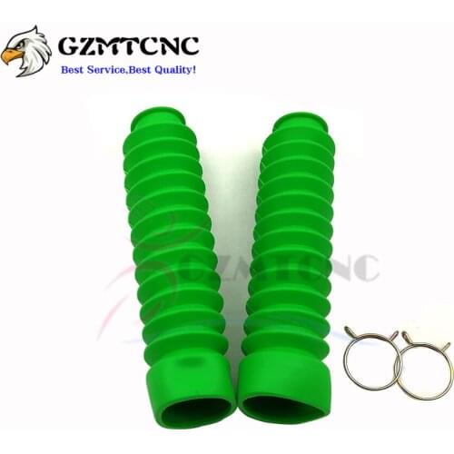 7.6" 30mm Rubber Front Fork Cover Gaiter Gators Boot Shock Dust Absorber Protector For Suzuki GN125 Off Road Dirt Bike Bicycle