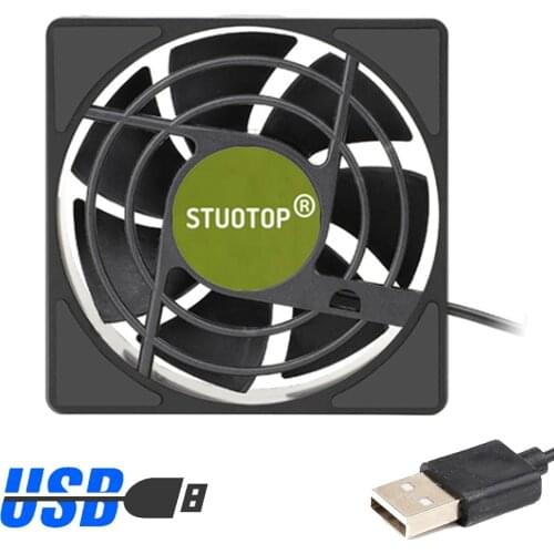 Android TV box smart set-top box cooling fan mute wireless DC 5v USB power supply 80mm radiator mini fan