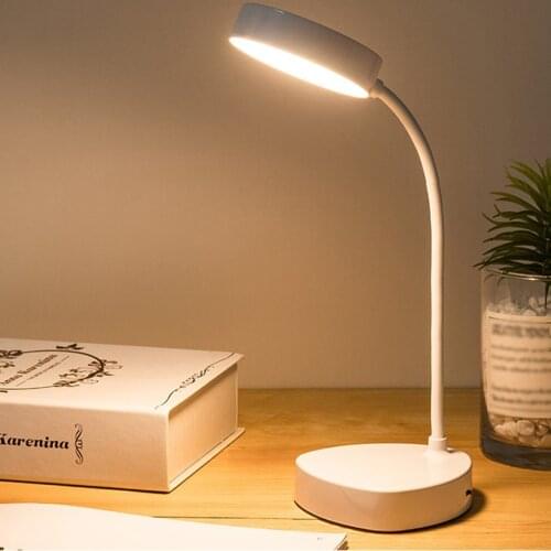 Usb Rechargeable Desk Lamp Eye Protection Folding Night Light 360 Degrees 1200mah Three Color Temperature For Students