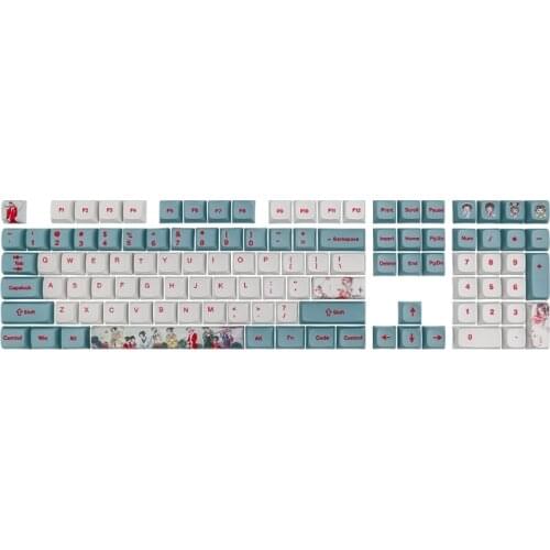 108 Keys Dye Sublimation Keycaps Elegant Huadan Opera Themed XDA Profile Compatible Cherry MX Kailh Gateron Switches