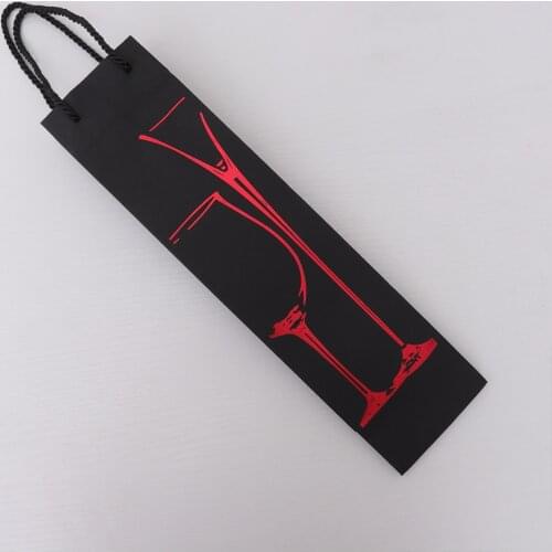 12pcs Red Wine Bag Gold Stamping Wine Portable Gift Bag Delicate Wine Bag Gift Bags Paper Bags For Gifts Wedding Box