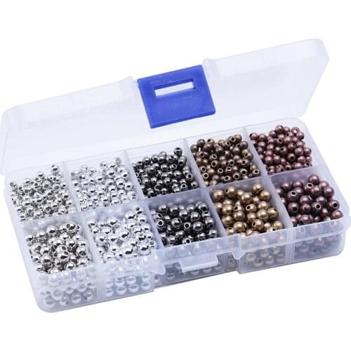 1500PCS 4MM 5MM round beads CCB plated beads for bracelet jewelry necklace production bracelets for women