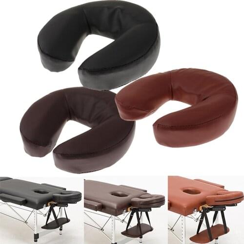 3pcs Beauty Salon SPA Massage Acupuncture Table Bed Face Cradle Cushion Pillow Kit Black Red Brown