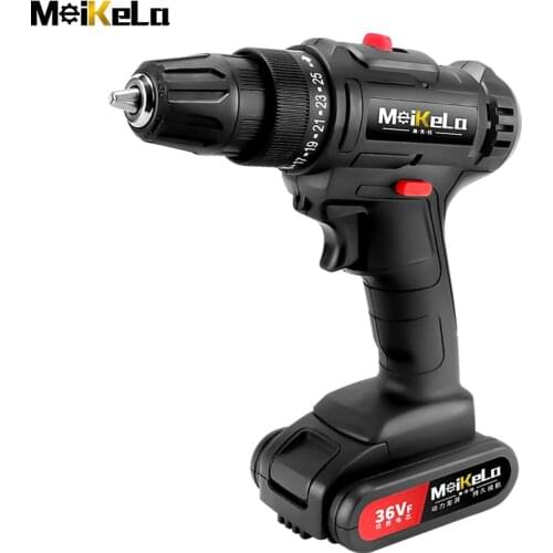 36V cordless electric impact drill Electric drill rechargeable household tool
