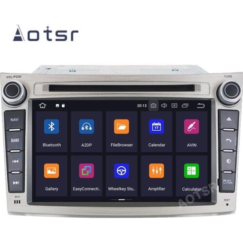 AOTSR 2 Din Radio Android 10 For Subaru Legacy Outback 2009 - 2014 Multimedia Player GPS Navigation 2Din Autoradio Head Unit