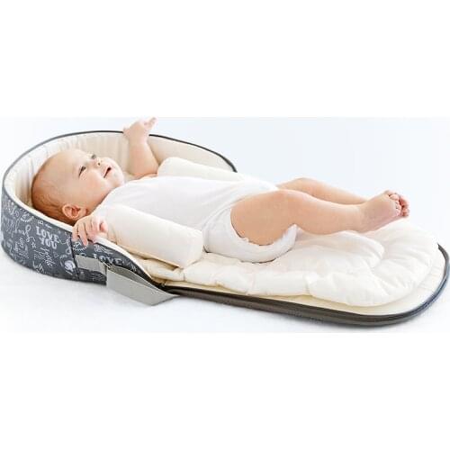 Baby Bed Travel Sun Protection Breathable Mesh Net With Portable Bassinet Baby Foldable Breathable Infant Sleeping Basket