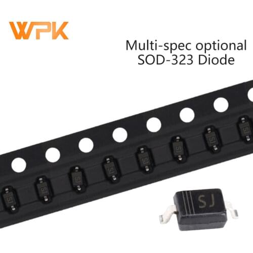 100Pcs SMD Schottky Barrier Diode SOD-323 B5819WS SL BAV21WS T3 B5817WS SJ BAS316 BA592 BAT54H BC847AW 20V 30V 40V Electronic