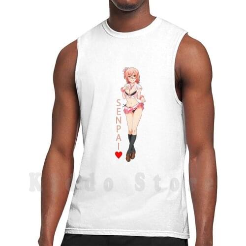 Yuigahama Yui Oregairu Hot tank tops vest 100% Cotton Oregairu Oregairu 3 Yahari Ore No Seishun Love Come Wa Machigatteiru