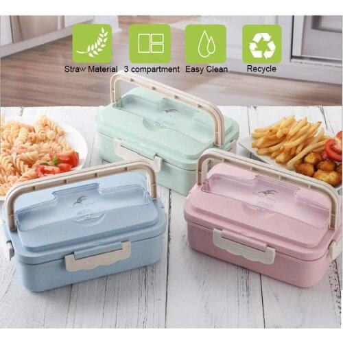 Bento Box Lunch Boxes for Adults Kids Man Woman Girls Boys Toddler with Divider Utensils, Lunchbox Set Compartment Spoon Lunch