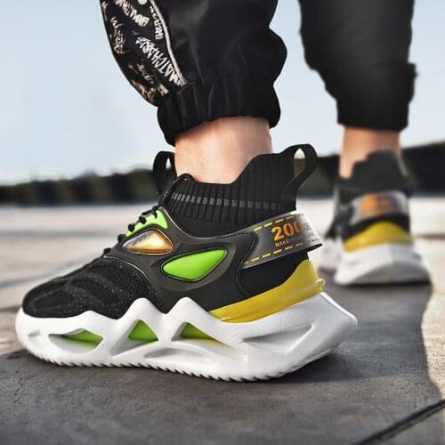 Trend Blade Running Shoes for Men Breathable Sports Shoes Antiskid Damping Outdoor Walking Jogging Athletics Sneakers Zapatills