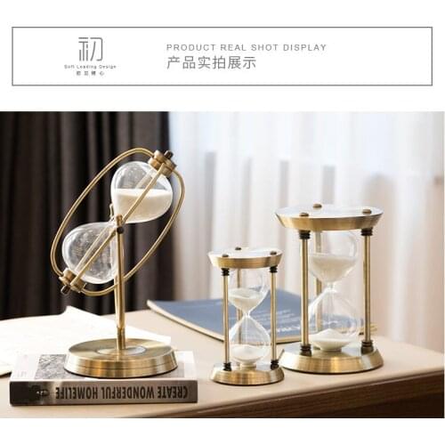 Fashion Modern Home Decor Half Hour Sand Hourglass Office Desk Antique Sand Clock