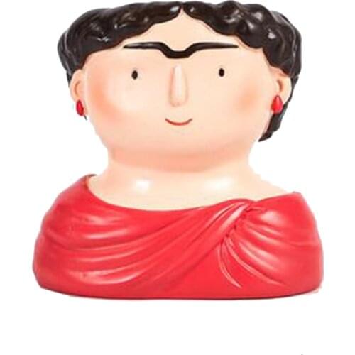 Cartoon Succulent Plant Pot Cactus Plant Flower Pot Container Planter 5Styles Cute Cartoon Design Plant Holder With Drain Hole