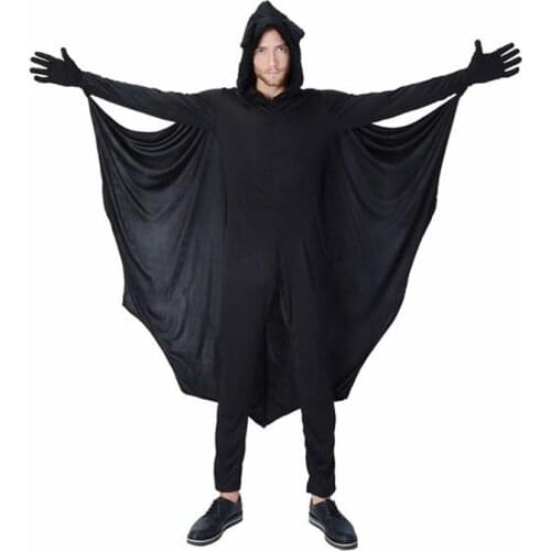 Reneecho Bat Costume For Men Animal Cosplay Jumpsuit Halloween Costume For Adult