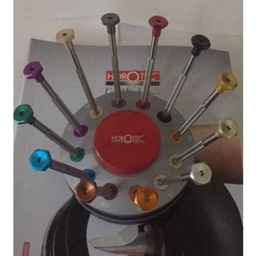 MSA01.218WATCHMAKERS ERGONOMIC 12 PIECE SCREWDRIVER SET slot type screwdriver TO repair the watch 0.5-3.0 have cartridges