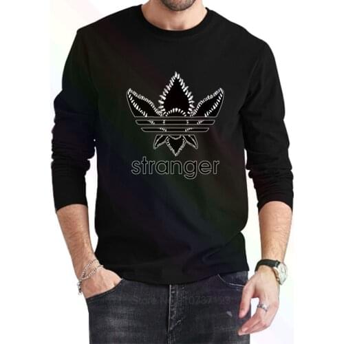 Stranger Things Demogorgon Parody Logo Classic T-Shirt 2021 Newest Summer Mens Long Sleeve Popular Tees Shirt Tops Novel Unisex