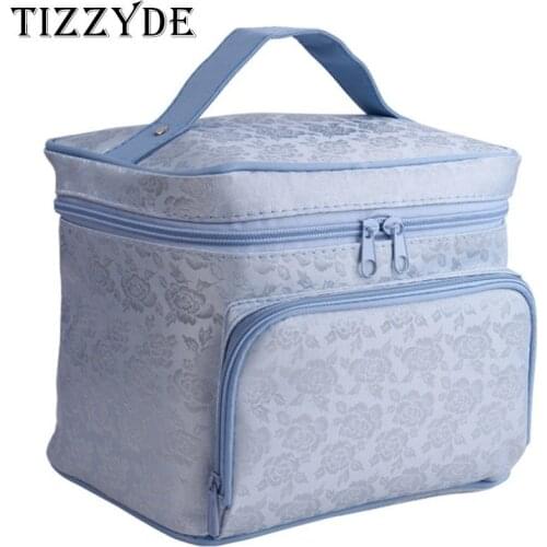 Peony Flower Large Capacity Professional Cosmetic Bags Organizer Makeup Bag Travel Storage Toiletry Bag Beauty HandBag ZL061-C