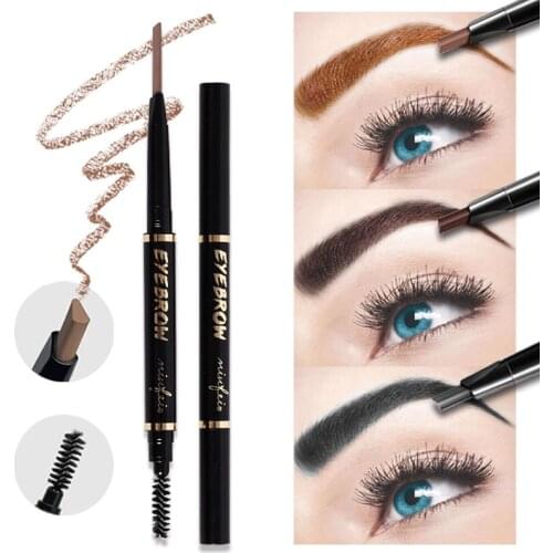 Professional Eyebrow Pencil Automatic 3 Color Eyebrow Enhancer Shadows High Quality Eye Liner Shadow For Eyebrow New Makeup 2019