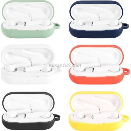 Anti-fall Earphone Case Silicone Protective Cover Shell for Huawei Freebuds 3i/Pro Wireless Bluetooth-compatible Earphones