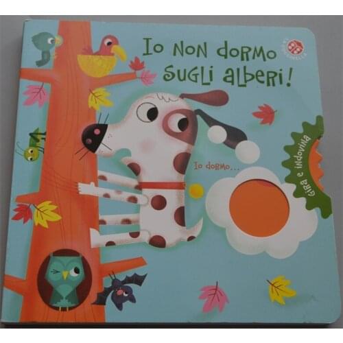 Parent Child Kids Toddler Baby Italian Book Early Education Lovely Cute Picture Interesting Story Cardboard Libros Book Age 0-3