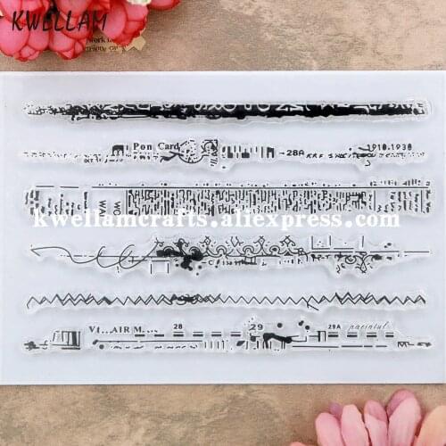 Sewing Thread Scrapbook DIY photo cards rubber stamp clear stamp transparent stamp 11x16cm 9020111