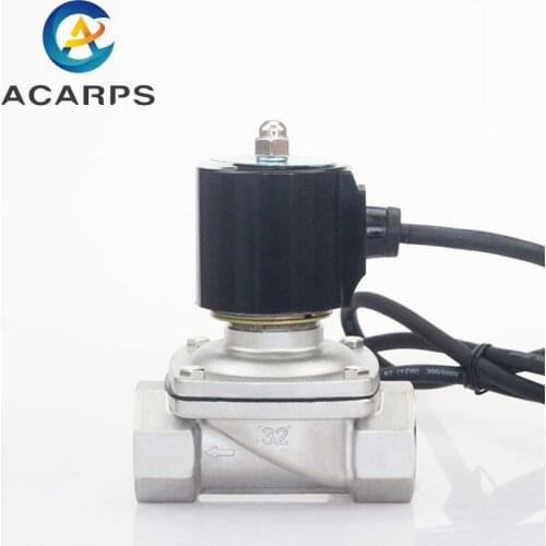 1-1/4" Stainless Steel Underwater Solenoid Valve Fountain Solenoid Valve Water Valve 220V 110V 24V 12V