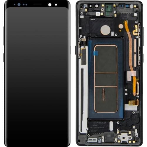 SUPER AMOLED Display For SAMSUNG Galaxy NOTE 8 LCD N950 N950F Display Touch Screen Replacement Parts+Frame