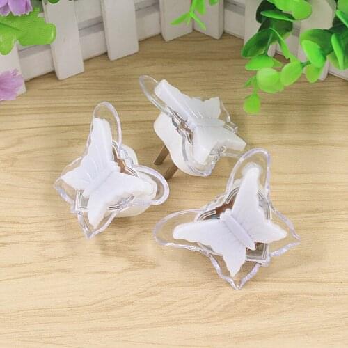 EU/US Plug LED Butterfly Night Light For Christmas/Valentine Decoration Emergency Use Home Bedside Lamp Cute Animal
