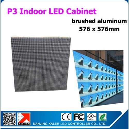 TEEHO SMD 2121 RGB LED Display Screen Cabinets 576mm*576mm P3 Cabinet Rental LED Display Video Billboard Indoor Advertising Sign