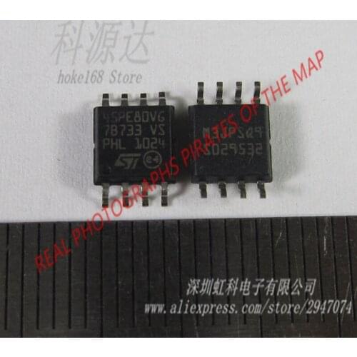 10pcs/lot M45PE80-VMW6TG SOP8 45PE80V6 In Stock