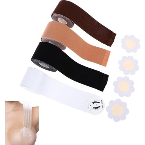 10pcs Body Silicone Nipple Cover Boob Tape Breast Lift Tape Adhesive Bra Invisible Sticky Push Up Tape For Party Wedding