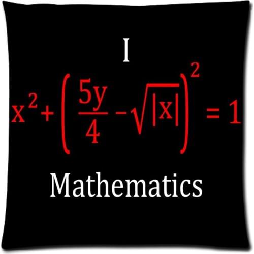 2018 Custom Cushion Cover Math Formula Throw Pillow Cover Polyester Cushion Case for Sofa Decorative Pillowcase
