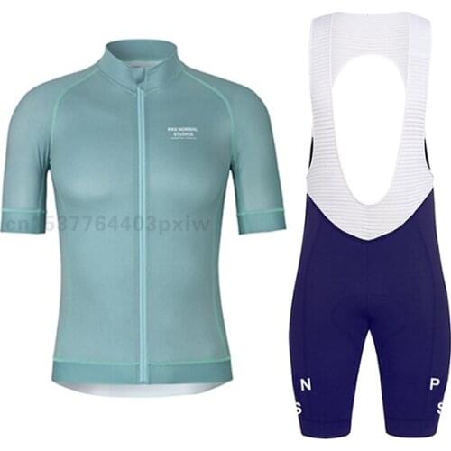 2021 Team PNS ro Bicycle Team Short Sleeve Maillot Ciclismo Mens Cycling Jersey Summer breathable Cycling Clothing Sets