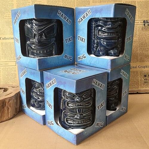 5 Style Collection Bar Furnishing Articles Limited Edition Maori Tiki Cup Hawaii Creative Home Decoration Ceramic Cocktail Mug