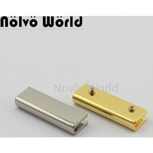 6 pieces, 34*9.1mm metal side clip buckle shoes garment belts handbag hanging hook strap chain diy hardware accessories