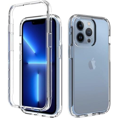 360 Full Body Double Protective Phone Case For iPhone 12 Mini 11 Pro Max X XR XS 7 8 6 6S Plus 5 SE2 Soft Hard Transparent Cover