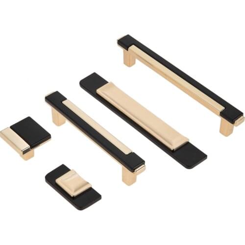 Black Modern Handle Strip/Cat shape Pull Creative Alloy Knob w/screw Simple Style Furniture Door Drawer Cabinet Kitchen Bath