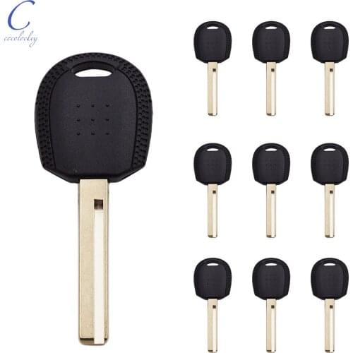 Cocolockey Car Chip Keys Shell Fob Uncut Blade Fit For KIA Car Transponder Key Blank Replacement Ignition Car Key 10pcs/lots