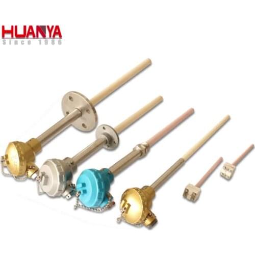 Temperature sensor B type Platinum rhodium thermocouple with 0.5mm thermocouple wire