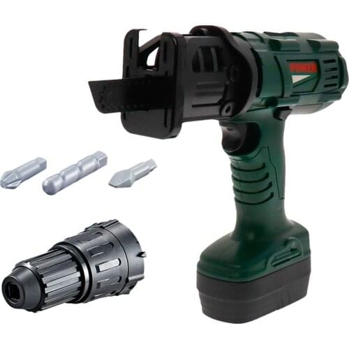 Kids Power Construction Toy Plastic Tool Chainsaw With Sound Pretend Play