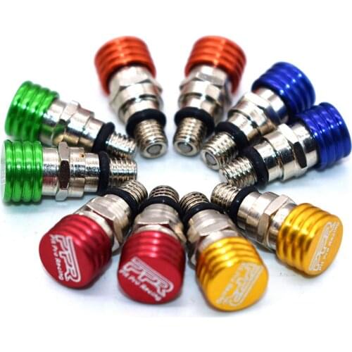 M4/M5 Bleed Waterproof front Fork Bleeder Relief Valve Fork Relief Valve Fit CRF YZF KXF Fork Bleed Valve Stainless steel