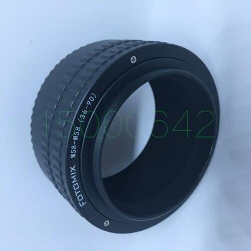 M58-M58 36-90 M58 to M58 Mount Focusing Helicoid Ring Adapter 36 - 90mm Macro Extension Tube