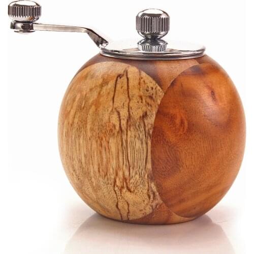 Salt and Pepper Mills, Solid Wood Pepper Grinders With Adjustable Coarseness by Ceramic Rotor, Kitchen Cooking Tools