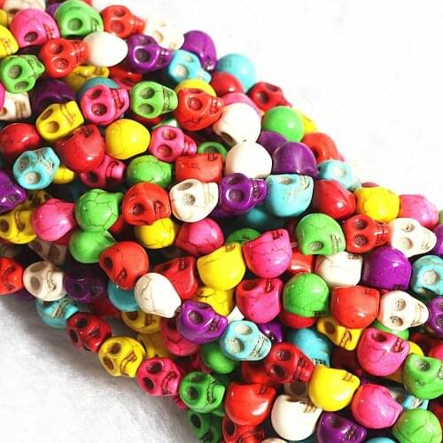 Multicolor Calaite Turquoises Stone 11mm Ghost Beads Cool Diy Jewelry Loose Beads 15" B283