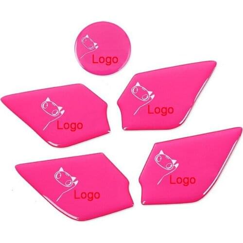 Tonlinker Interior Ignition key Knob ring Cover Case Stickers for Haval F7/F7X 2018-19 Car Styling 1 PCS Aluminum Cover stickers