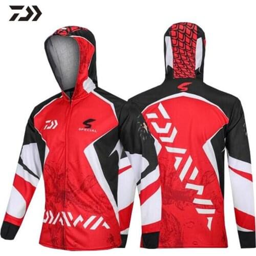 Daiwa Fishing Clothing Long Sleeve Men Fishing Jacket Breathable Outdoor Sport Fishing Shirt For Climbing Fishing Clothes