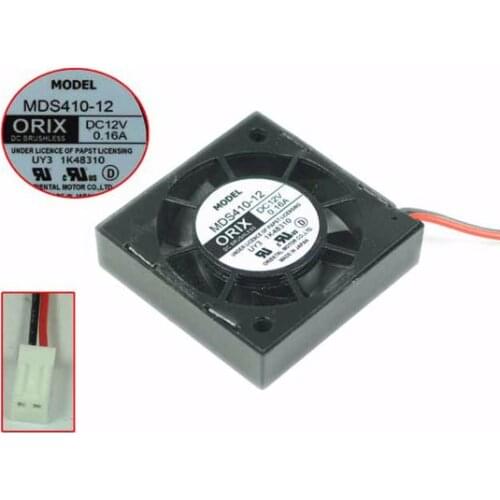 ORIX MDS410-12 DC 12V 0.16A 40x40x10mm 2-Wire Server Cooling Fan